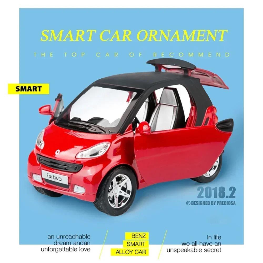 Car Styling Ornament Alloy Car Toy Interior Decoration For Benz Smart 451 453 Fortwo Forfour Children Baby Gifts Auto Accessory