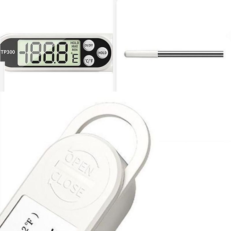 Probe Type Food Thermometer Kitchen Digital Thermometer For Meat Milk Cooking Food BBQ TP300 Electronic Temperature Gauge Tool