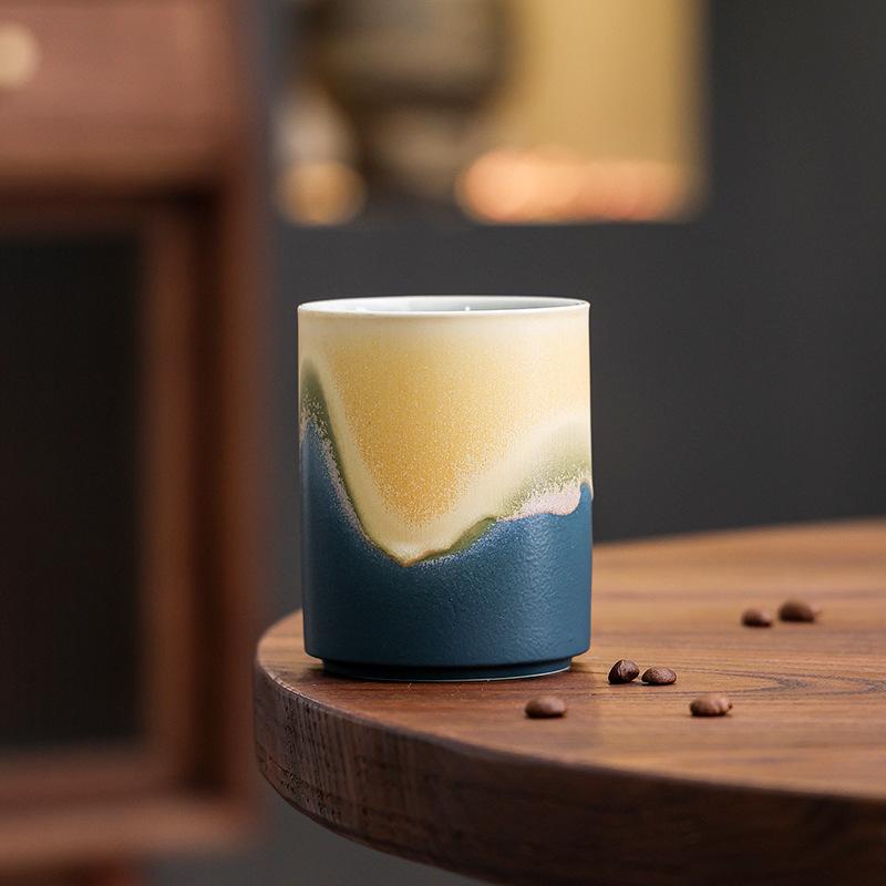 Merchandise Ceramic Coffee Cup High Value Hand Chong Latte Afternoon Tea Cup Kiln Change Far Mountain Master Cup