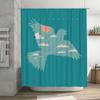Bird Shower Curtain Nature Forest Birds Pattern Bathroom Decor Rustic Woodland Shower Curtain Farmhouse Home Decor Vintage Showe