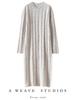 Cashmere Over-the-Knee Knit Dress Skirt for Women