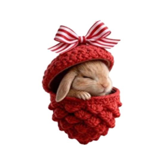 

Лесные животные Желуди Украшения Акриловые Уютный лес Рождественские украшения 2D Акриловая Вязаная Сосновая шишка Животное Подвесное украшение для дома Вечеринки В помещении F