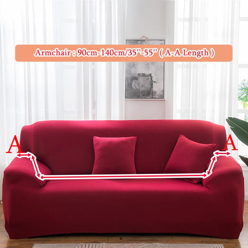 1 шт., чехол для дивана с полной оберткой, эластичный чехол для домашнего животного, чехол для углового дивана, L-образный секционный диван 1 seater красный