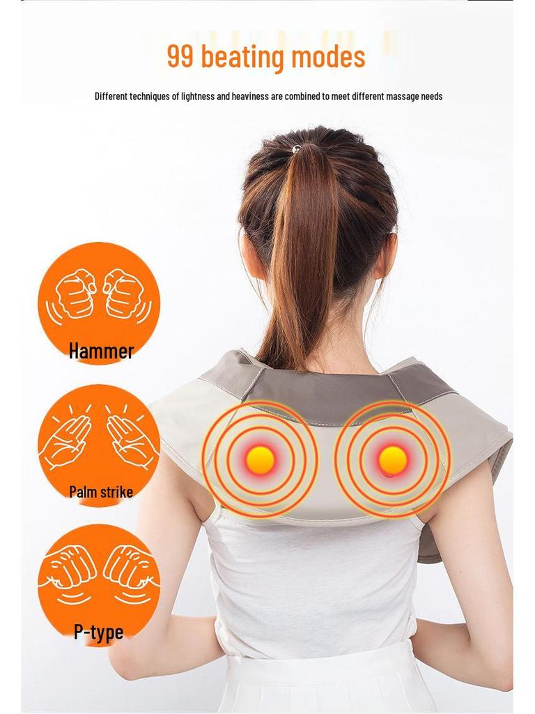 Multi-functional Electric Cervical Spine Massager Shawl - Perfect for Gifting and Home Use