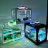 Desktop Aquarium Fish Tank With Light Battery Type Small Tank Aquarium Supplies