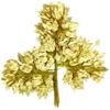 Simulated Banyan Tree Leaves Branches Fake Trees Garden Decoration Leaves 12 Pieces Glued Color Printed Large Simulated Plants