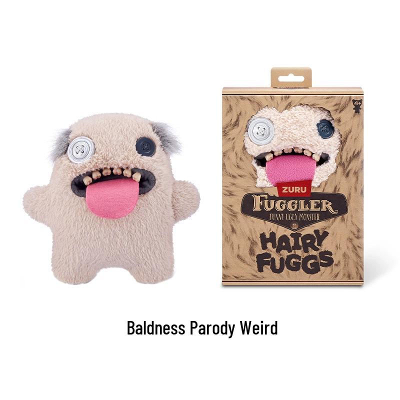 

Оригінальний плюшевий брелок Fuggler Монстр з великими зубами для прорізування зубів - Потворний милий іграшковий брелок зі скарбом у вигляді зуба Genuine