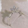 Exquisite Daisy Flower Ring Women Anti Allergy Wedding  Accessories Gift Vintage Simple Engagement Ring Ladies Party Ring