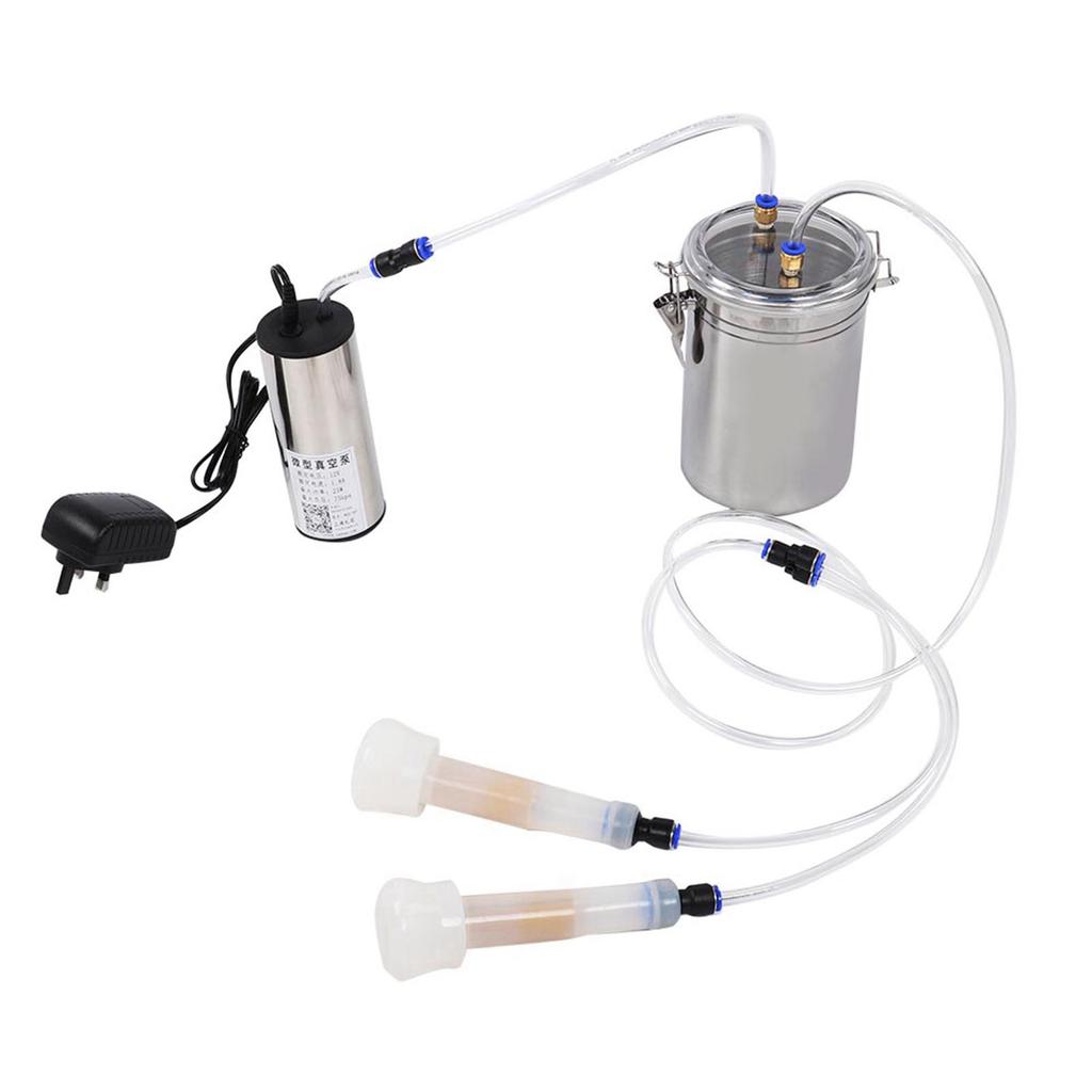 2L Goat Sheep Cow Milking Kit Portable Electric Milking Machine (for Cow)