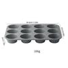12 Holes Silicone Baking Mold for Baking 3D Bakeware Chocolate Round Sphere Mold Cupcake Pan Cake DIY Muffin Kitchen Tool