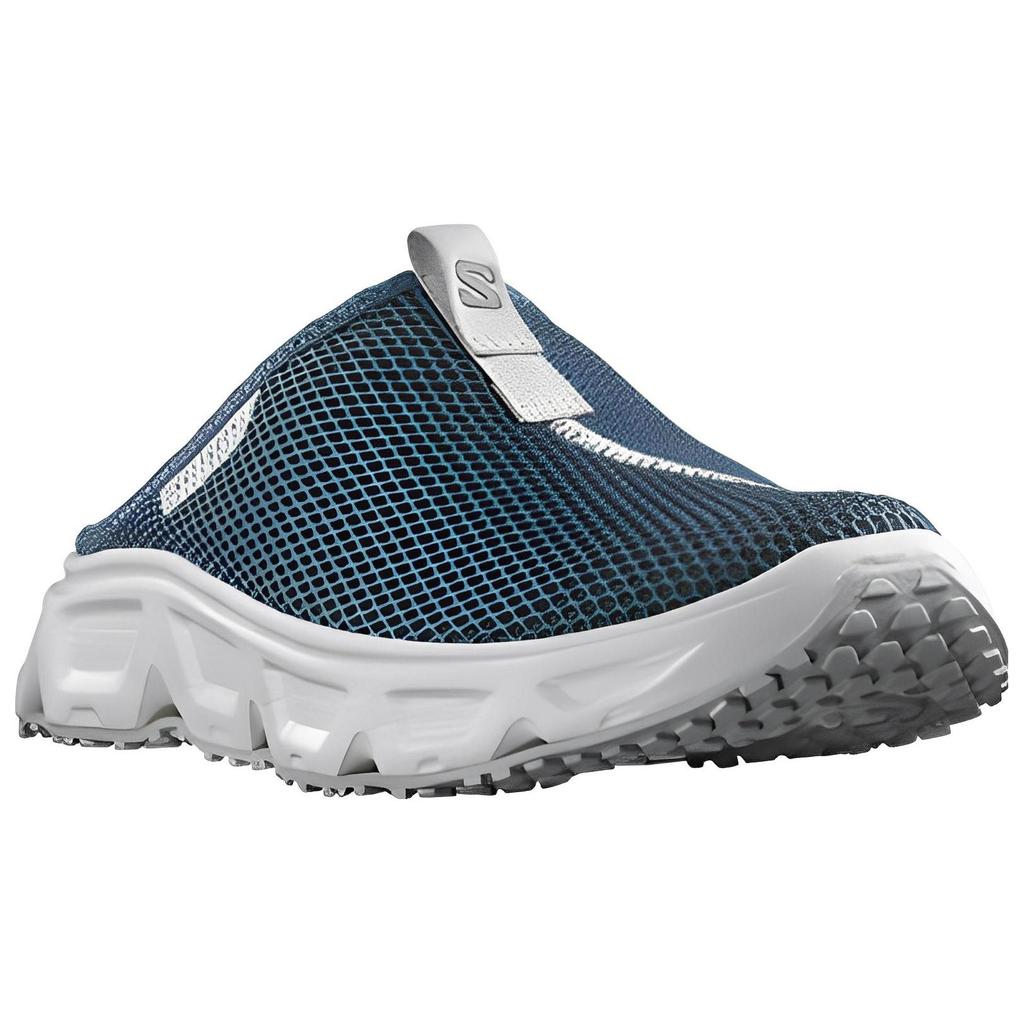 SALOMON Reelax Slide 6.0 Wygodne Codzienne Szybkoschnące Klapki Męskie Sandały Ciemnoszary Niebieski 471123