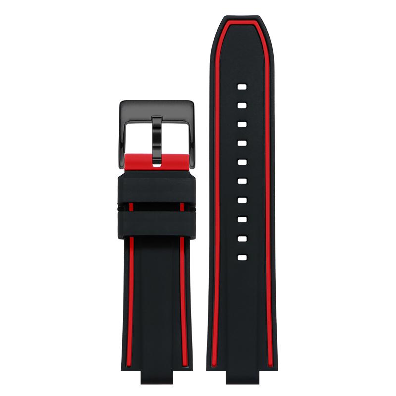 Für ORIS Diving AQUIS 7730 7740 Water Ghost 24x11mm 24x12m Gummi Mode Armband Silikon Uhrenarmband Dornschließe Herren Armband