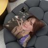 Zhao Lusi Cushion Cover Reversible Plush Pillow Cover – For car, sofa, bedroom, perfect as a gift.