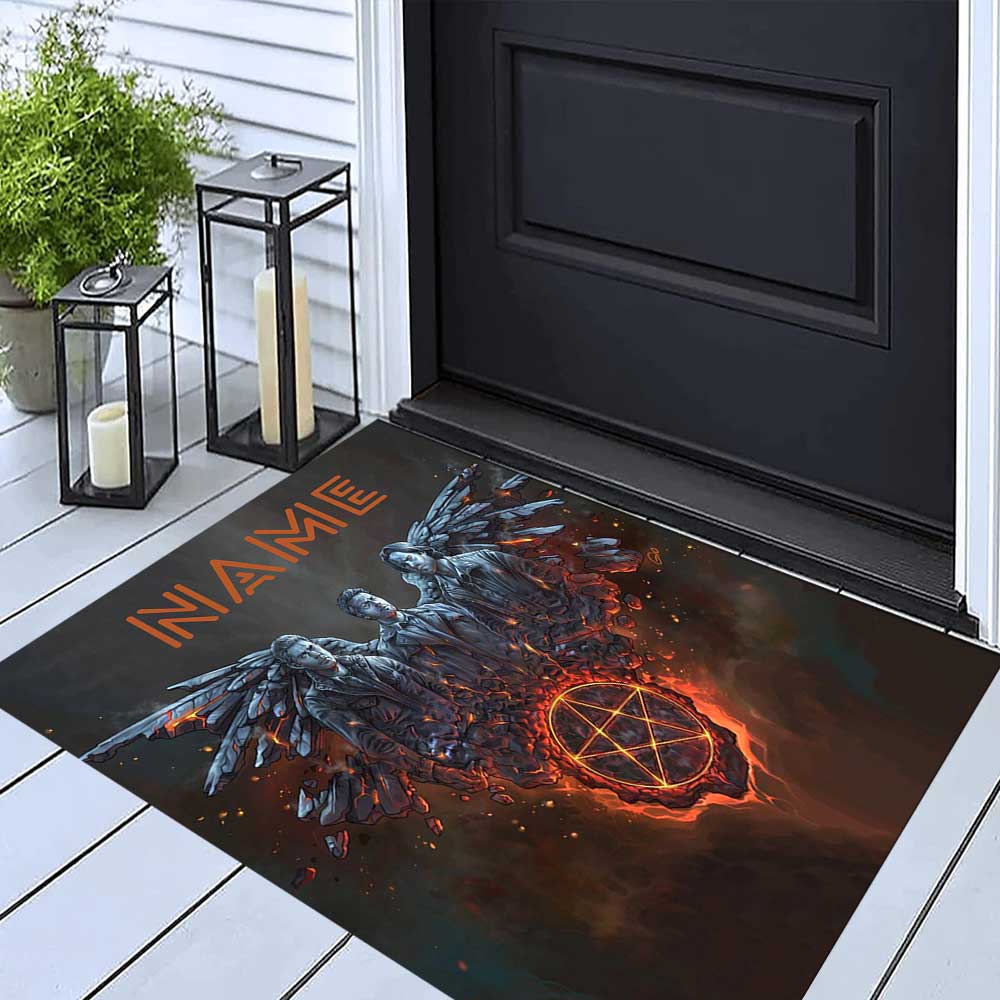 Warner (23) Customize your name rug, office chair cushion, home bedroom living room gift.