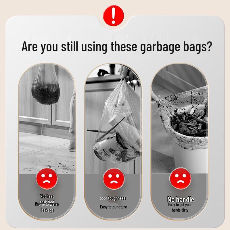 Jiabangshou Vest Handle Garbage Bags