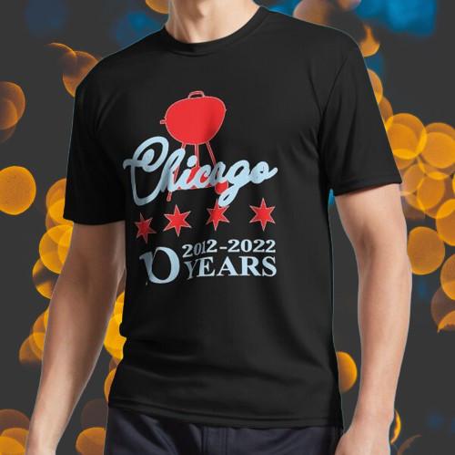Chicago tenth Logo T-Shirt Unisex Size S-5XL S