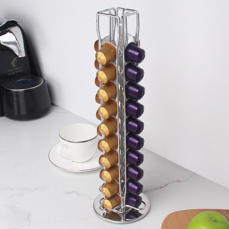 For Nespresso Carousel Holds 40 Capsules, Ninyoon Originalline Pod Storage Beautiful Pod Holder