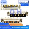 Gold-Plated 5W 5-Pin Male/Female Straight Solderable Board Mount D-SUB Connector