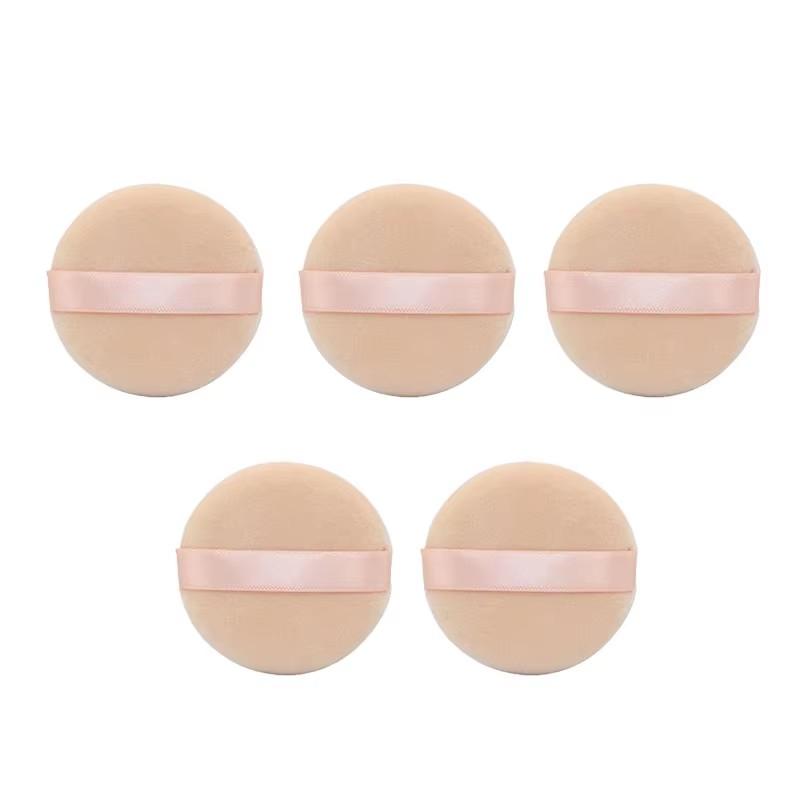 5-30Pcs Facial Powder Foundation Puff Professional Round Shape Portable Soft Cosmetic Puff Makeup Foundation Sponge Beauty Tool