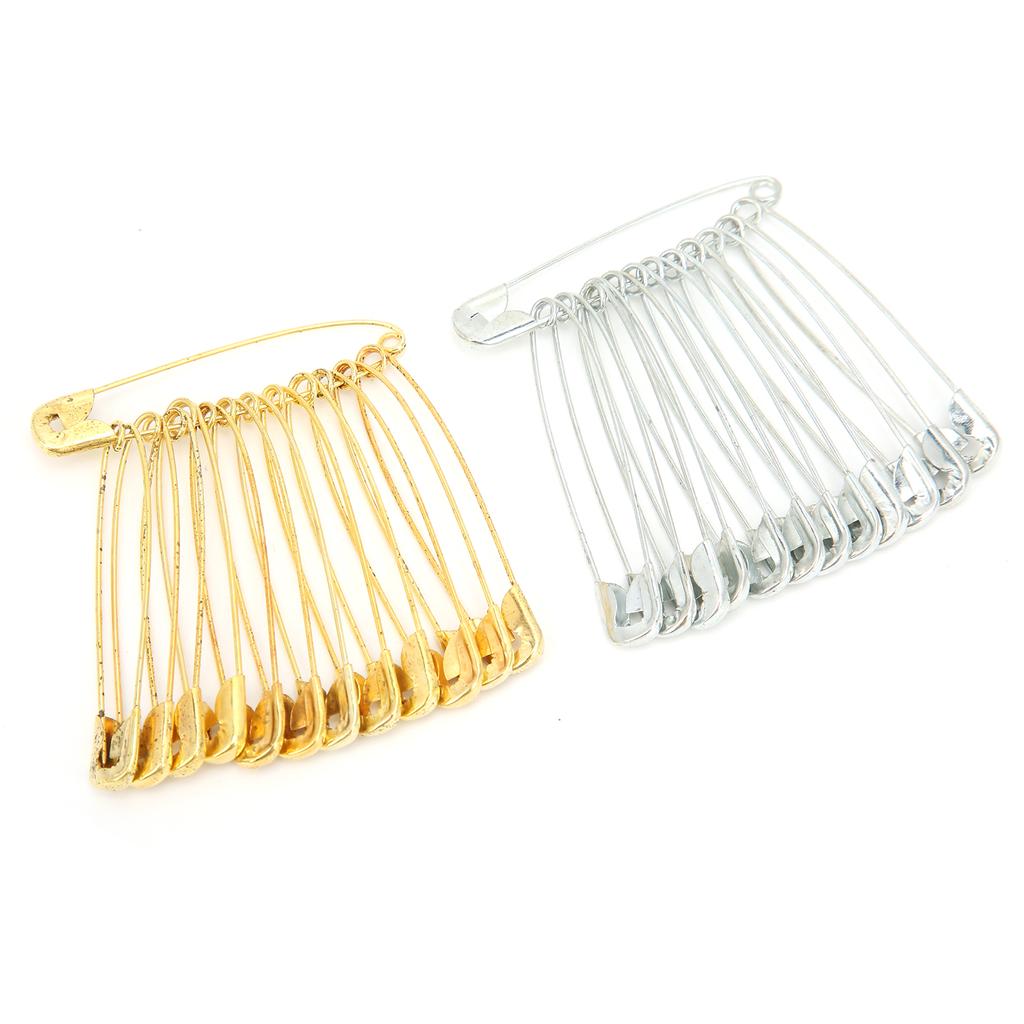 Sicherheitsnadeln 20 Stück Silber 20 Stück Golden Bunt Vereinfachtes Eisen für Schmuck Kleidung Herstellung
