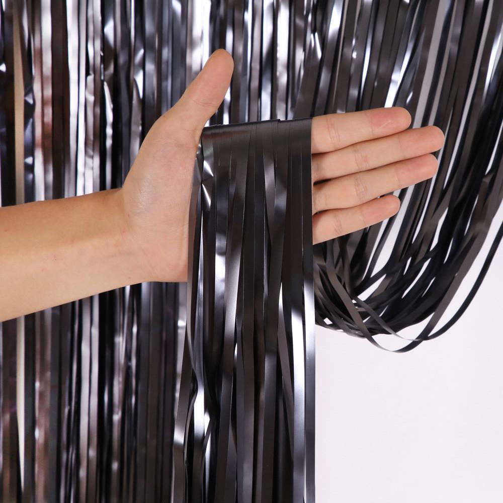 1x2m Elegant Matte Colorful Rain Curtain For Stunning Birthday Wedding Party Decorations