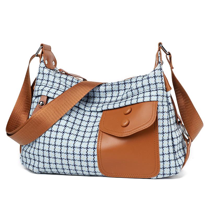 Ladies Multi-Pocket Messenger Bag High Quality Soft PU Leather Shoulder Bags Casual Crossbody Bags For Women 2024 New Tote