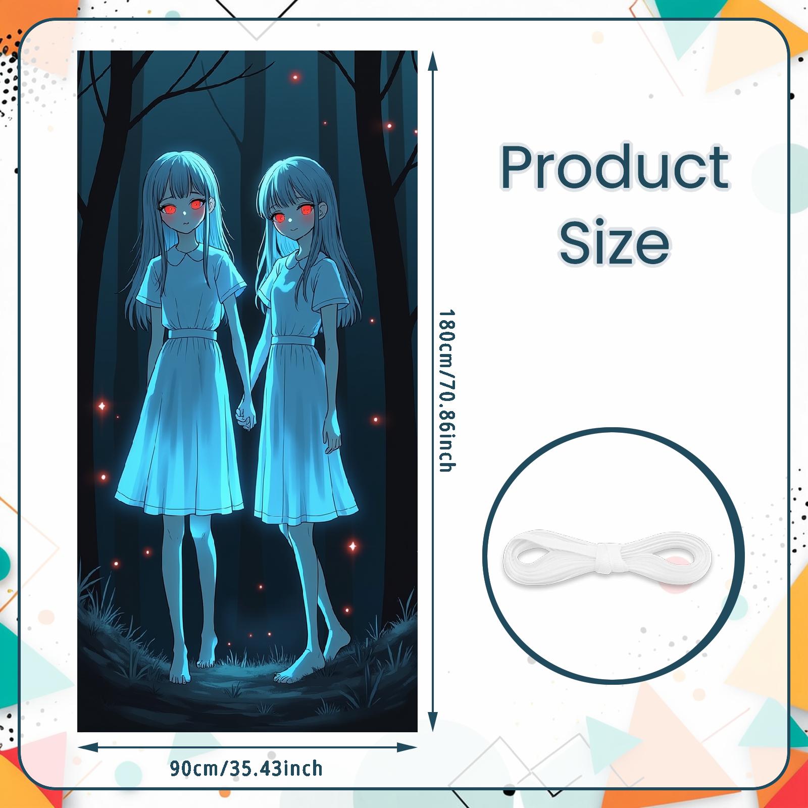 Сцена в ночном лесу Призрачная фигура Темное фэнтези Изображение Аниме эстетика Жуткая иллюстрация Баннер ужасов Для темного фэнтези Призрак