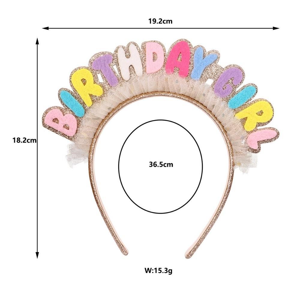 Cartoon Birthday Headband Creative Children's Headband Birthday Headwear Party Supplies