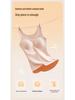 Girls' Seamless Warm Vest with Bra Pads and Pockets for Junior High Students