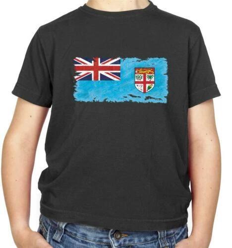 Fiji Flag Kids T-Shirt - Flags - World - Country - Suva - Fijian - Republic 130
