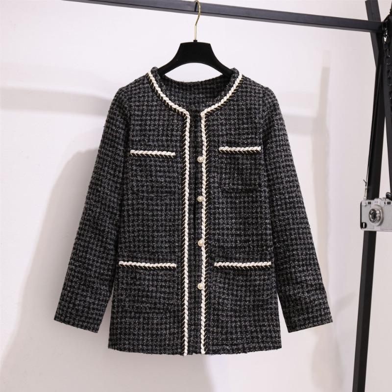 Плюс Размер Женская Осень и Зима Новая Модная Элегантная Толстая и Флисовая Куртка 7XL