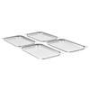 VidaXL Récipients Gastronorm 4 pcs GN 1/1 20 mm Acier inoxydable