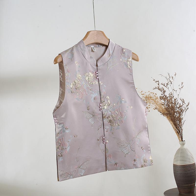 

Жилет Года Жилет 2025 Новый Большой Размер Облегающий Женский Топ XXXL [Recommended 138-75kg] розовый