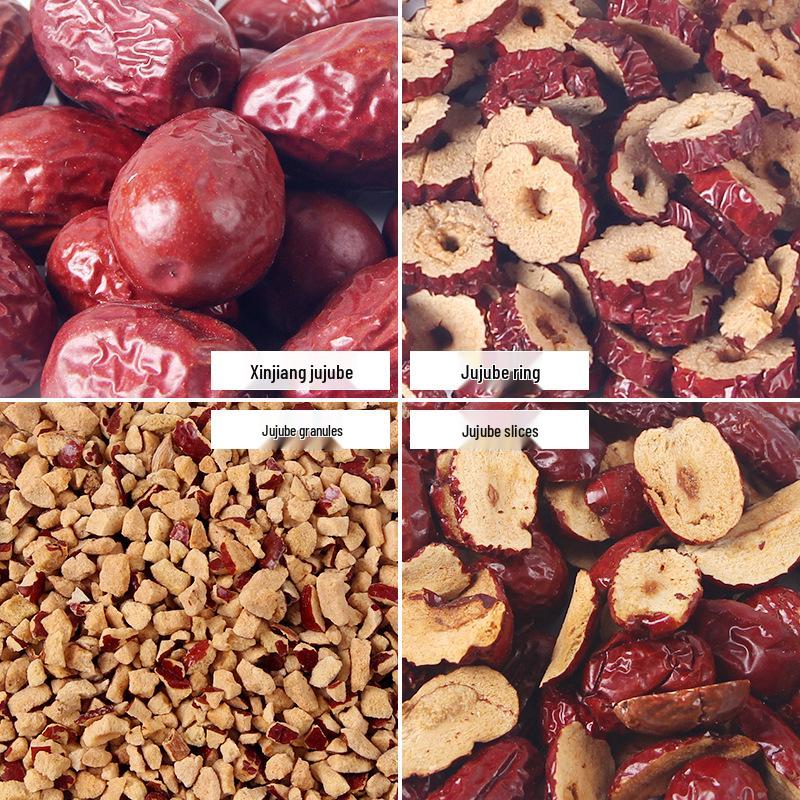 Anillos de Dátiles Rojos Secos de Xinjiang 500g - Rodajas de Dátil Ash Grandes Directamente del Origen