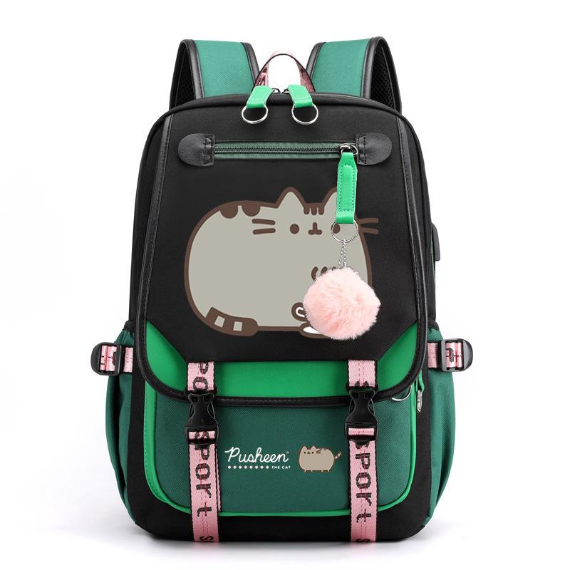 Cartoon Cute Printed School Bag Outdoor Travel Oxford Cloth Backpack