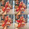 Adorabile Portachiavi Danza del Leone in Silicone Per Auto e Zaini Accessorio Chiave Ideale
