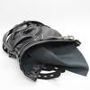 Sekusii SM Full Head Mask with Internal Gag for SM Eye Male and SM Halloween Adult Eyes and Mouth Open Restraints, Play, Covering, Female, Mask,