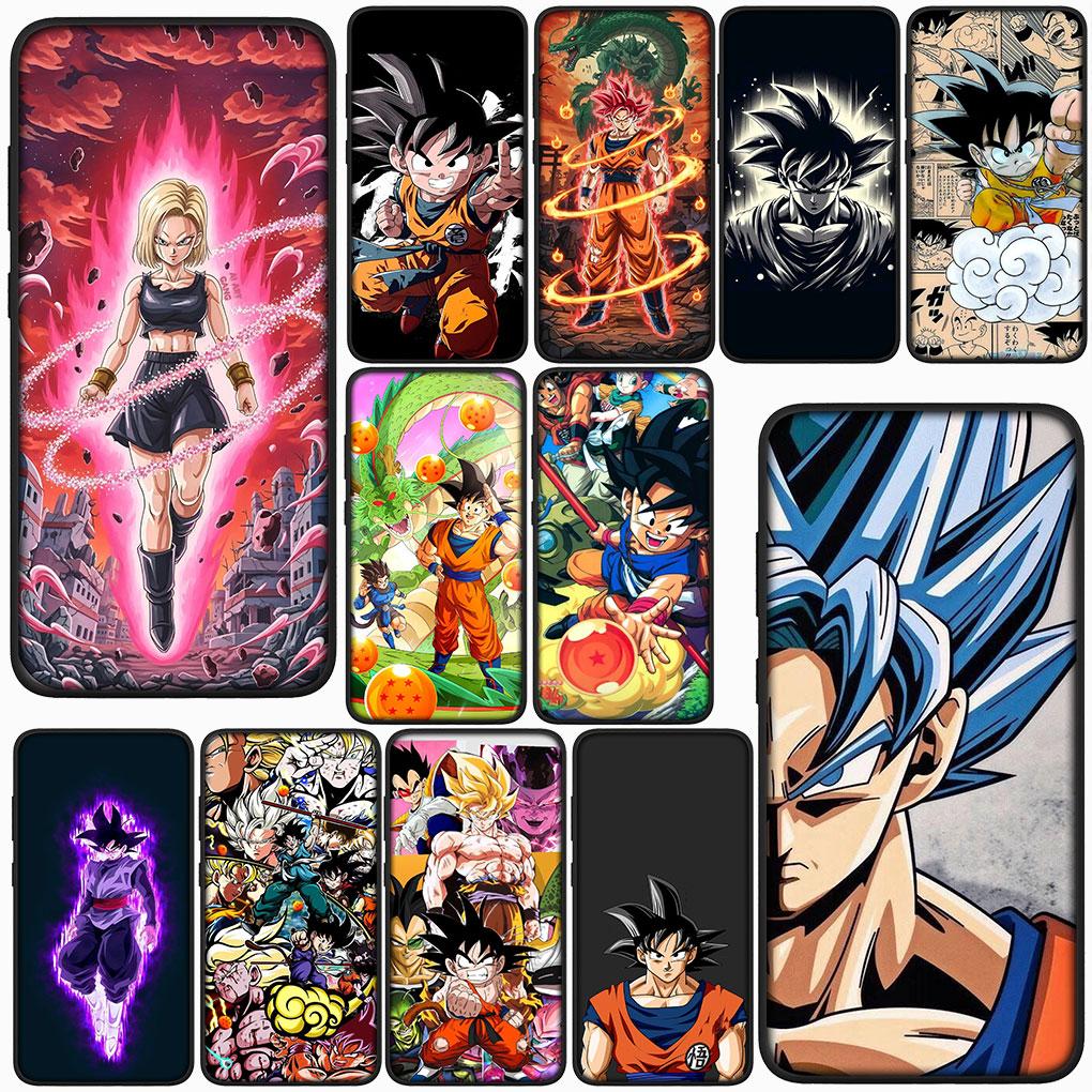 Cover for Apple iPhone 16 15 14 11 Pro Max 6 7 8 Plus + SE2 SE3 SE 2022 2020 8+ Phone Case Android 18 Dragons Gokus Balls Super