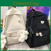 Shoulder Backpack Solidcolor Bag High School Students Junior High Gift Unisex