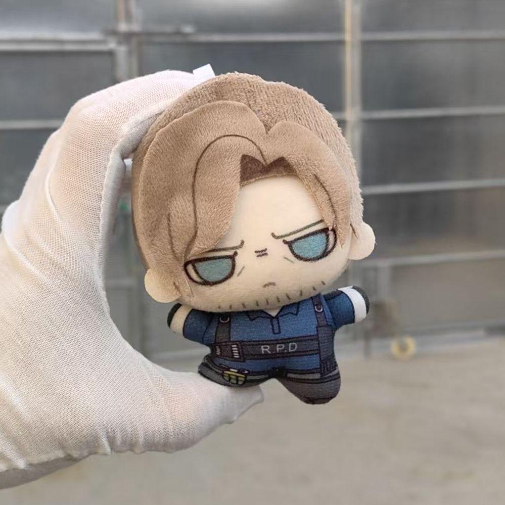 10cm Knuffel Resident 9 Leon Scott Kennedy Pluche Speelgoed Pluche Kwaad9 Leon Poppen Rugzak Decoratieve Hangers Verjaardagscadeau