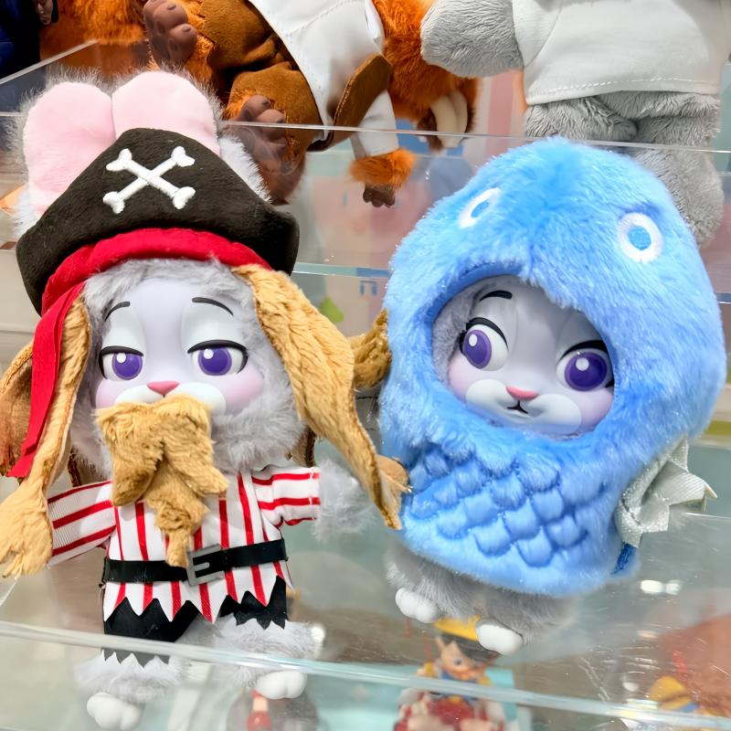 Genuine Zootopia V2 Nick&Judy Best Undercover Series Blind Box Cute Doll Pendant Collection Desktop Ornament Fashion Trend Toys