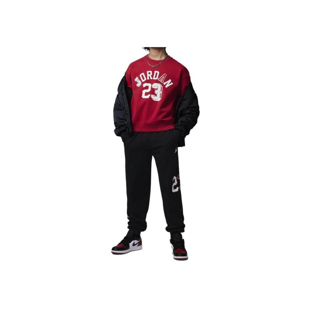 Jordan Court Of Legends Sweatshirt Casual Simple Comfortable Soft Crew Neck Fitness Kids Tops Red II0271-687