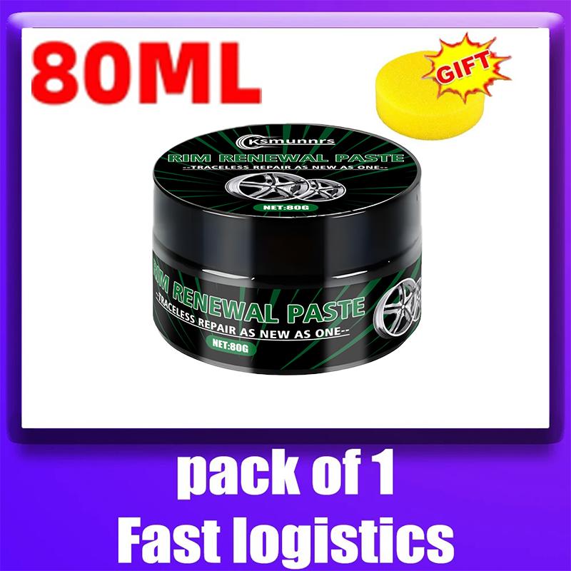 

NEW Car Wheel Rim Scratch Refurbishment Paste, Tire Rim Scratch Paint Repair Paste - Black And White Silver Aluminum Alloy Rimv