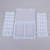 Transparent Plastic Box Screw Compartment Box Jewelry Earring Display Case Container Clear Terminal Organizer Tool Storage Boxes