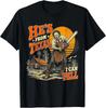 Hes from Texas I Can Tell Vintage Horror Chainsaw T-Shirt