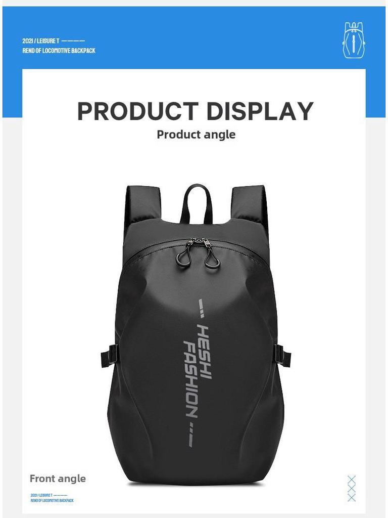 Motorradhelm-Rucksack mit großer Kapazität für Radfahrer - Unisex-Reisetasche