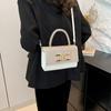 2025 Winter New Simple Texture Foreign Style Women's Fashion Hand Bag Small Square Bag Commuter Shoulder Armpit Bag Women
