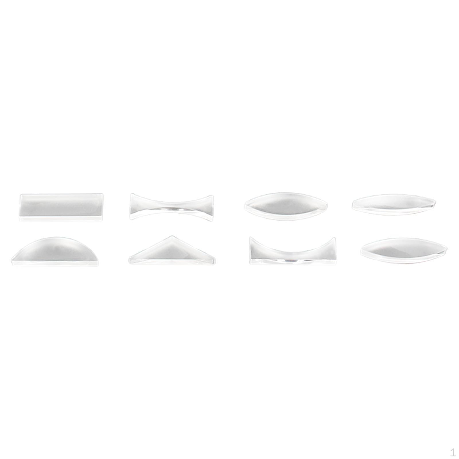 

Акрилова лінза з трикутною призмою і трикутною призмою, 8 елементів, набір для оптичного експерименту з фізики,