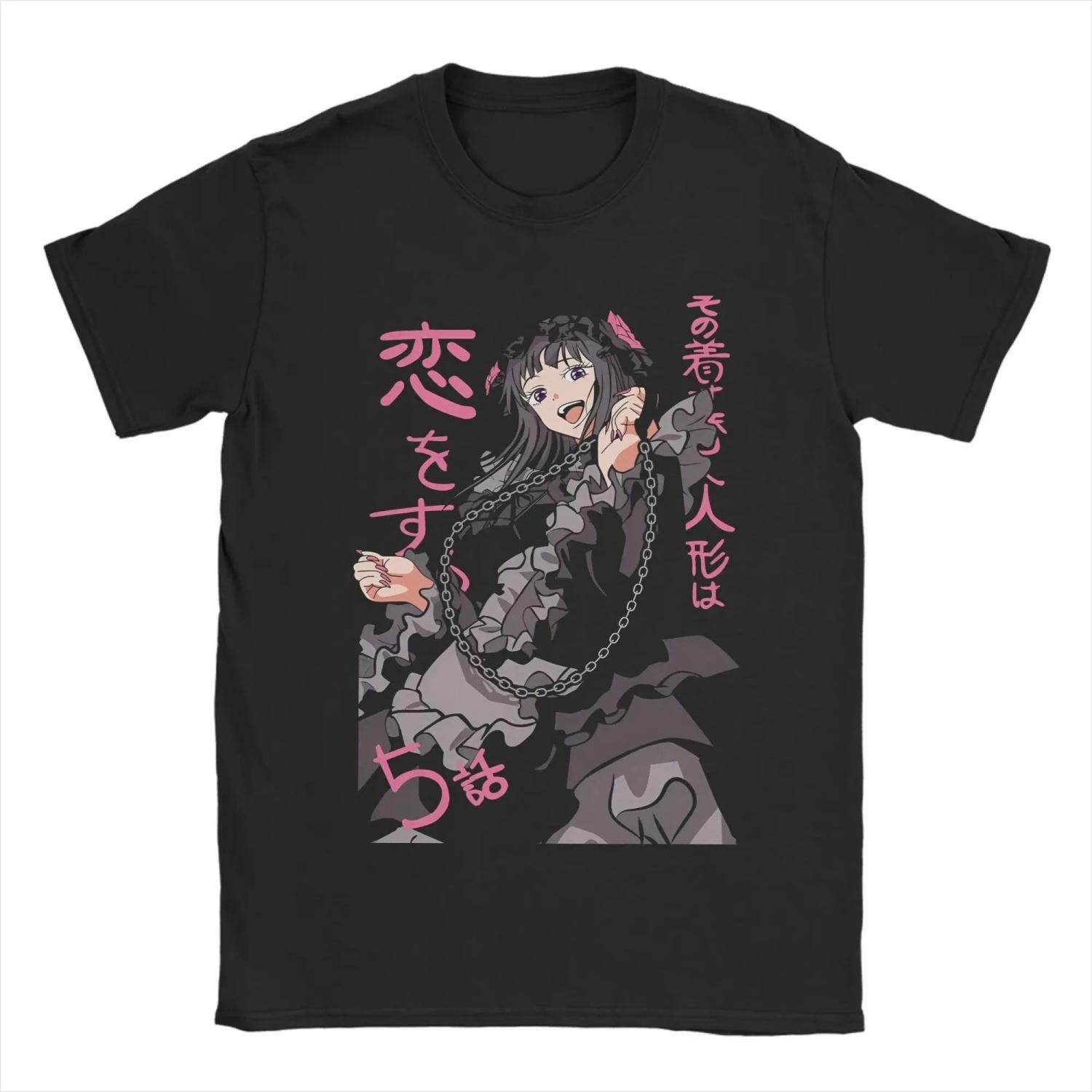 

Streetwear T-Shirt My Dress-Up Darling Marin Kitagawa 100 Cotton T-Shirts Wakana Gojo Tee Shirt for s Summer Y2K Clothes Top(1) S чёрный