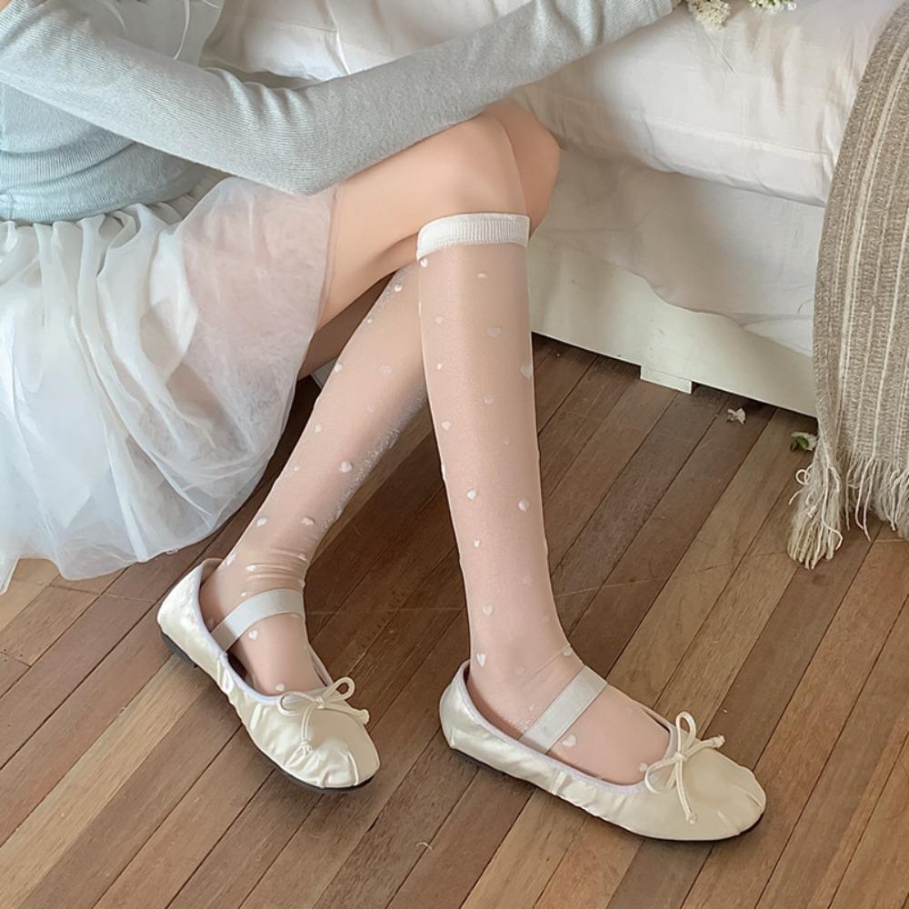 

White Lolita Socks Love Lace Sexy Socks Kawaii Party